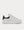 Exaggerated-Sole Leather  White low top sneakers