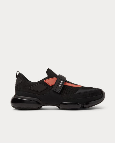 Prada Cloudbust Mesh and Rubber  Black low top sneakers - 1
