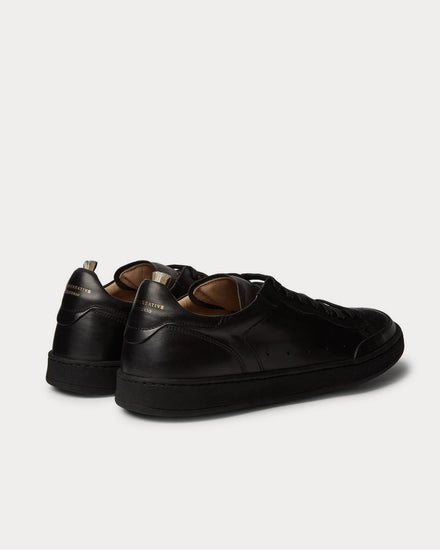 Officine Creative Kareem Lux Leather  Black low top sneakers - 3