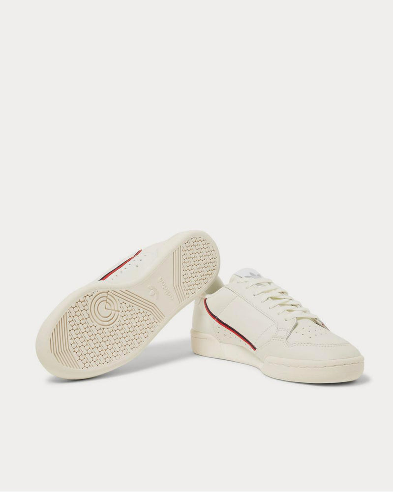 Adidas Continental 80 Grosgrain-Trimmed Leather  Off-white low top sneakers - 3