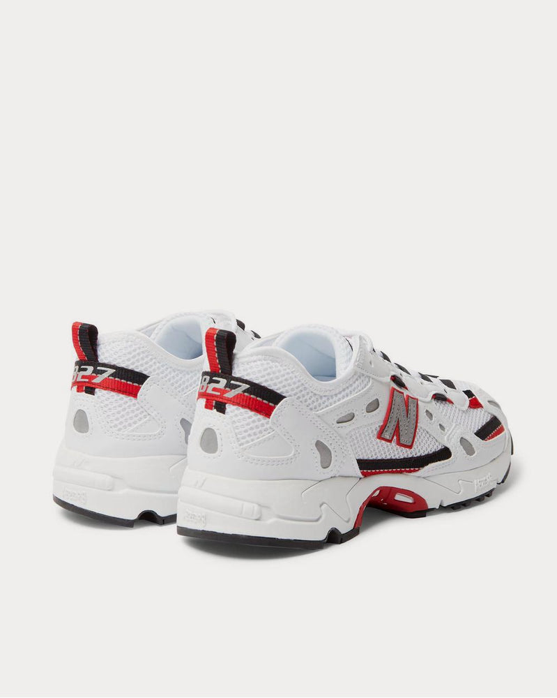 New Balance 827 Webbing-Trimmed Faux Leather and Mesh  White low top sneakers - 4