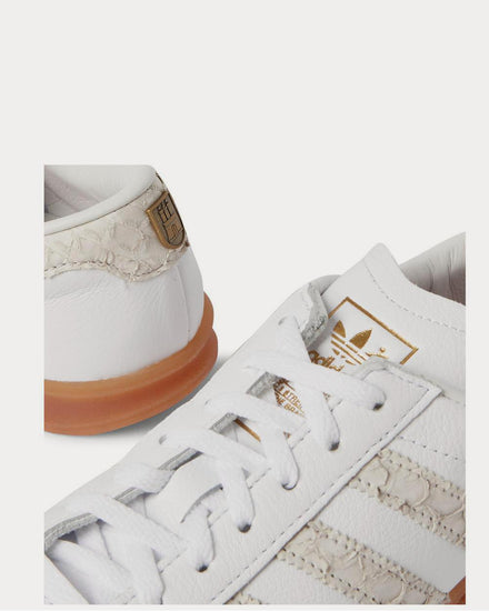 Adidas Hamburg Leather  White low top sneakers - 4