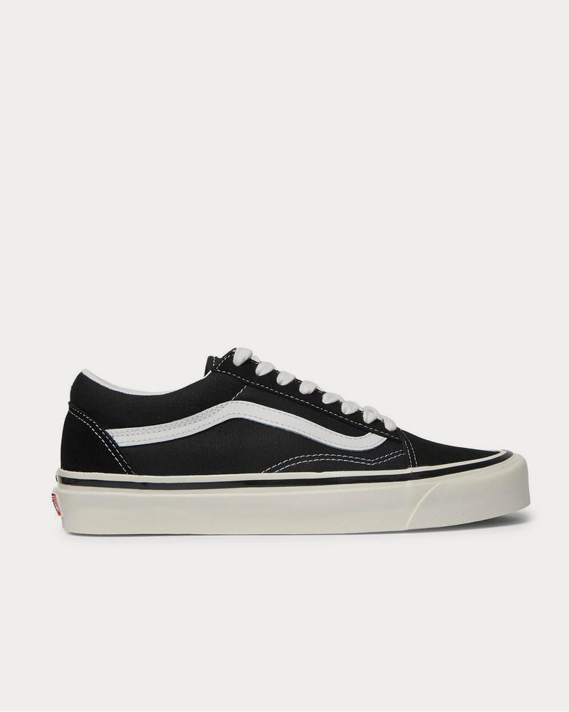 Vans Old Skool 36 DX Leather-Trimmed Canvas and Suede  Black low top sneakers - 1
