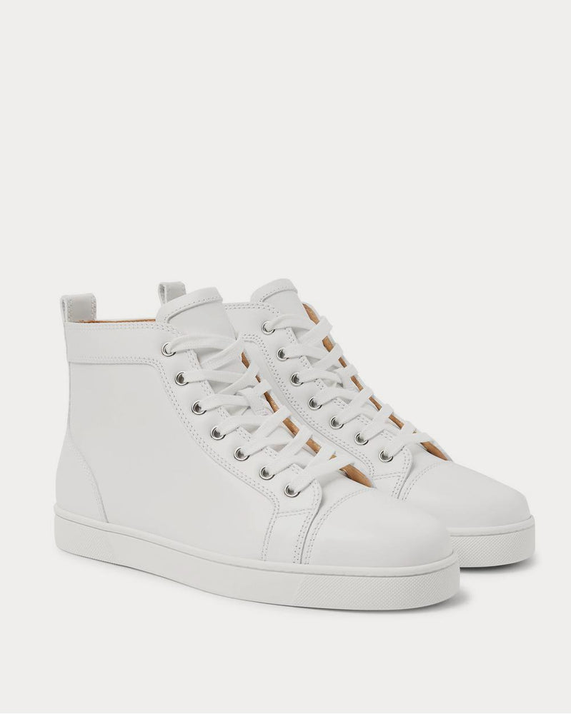 Christian Louboutin Louis Leather High-Top  White high top sneakers - 2