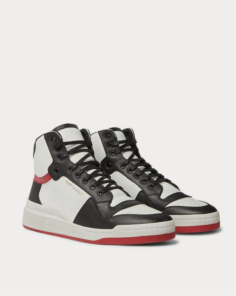 Saint Laurent Leather High-Top  Black high top sneakers - 2
