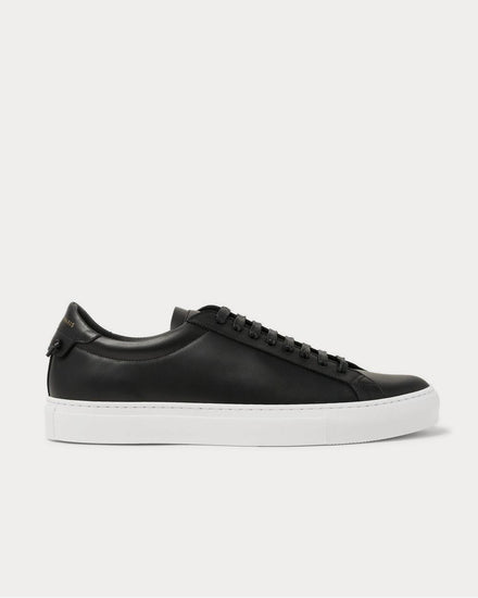 Givenchy Men's Urban Street Leather Black low top sneakers Givenchy Men's Urban Street Leather Black low top sneakers