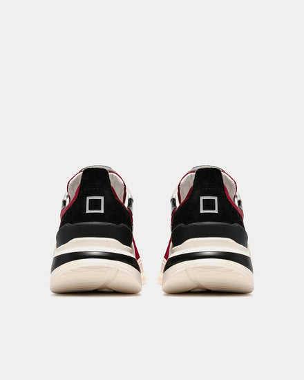 Date Fugu Christmas Red Low Top Sneakers - 4