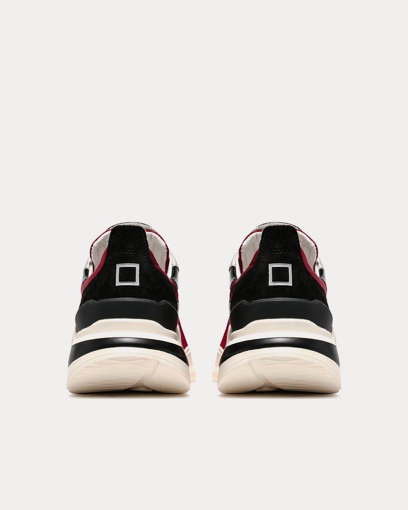 Date Fugu Christmas Red Low Top Sneakers - 4