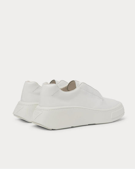 Prada Leather  White low top sneakers - 3