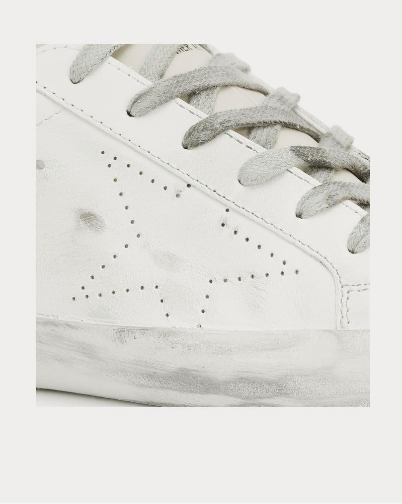 Golden Goose Superstar leather White Skate Low Top Sneakers - 4