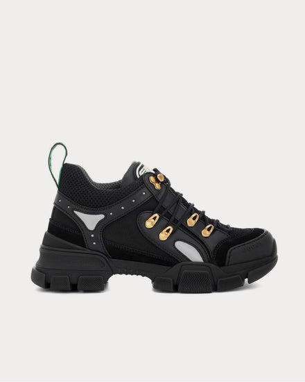 Gucci Flashtrek leather Black Low Top Sneakers - 1