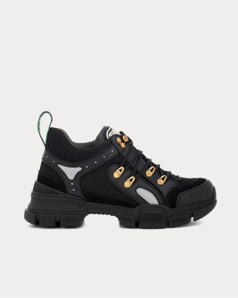 Gucci Flashtrek leather Black Low Top Sneakers - 1