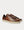 Warwick Burnished-Leather  Brown low top sneakers