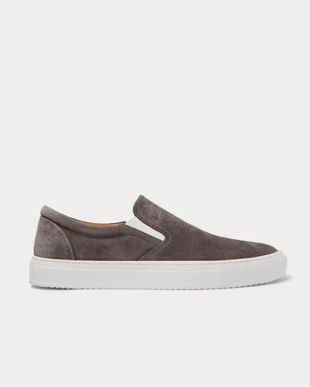 Mr P. Larry Suede Slip-On  Gray low top sneakers - 1