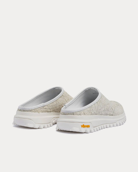 Diemme Maggiore Crackled White Slip On Sneakers - 3
