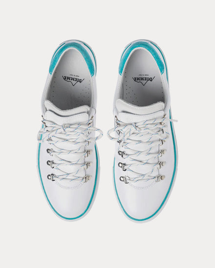 Diemme Marostica Nappa White / Aqua Low Top Sneakers - 2
