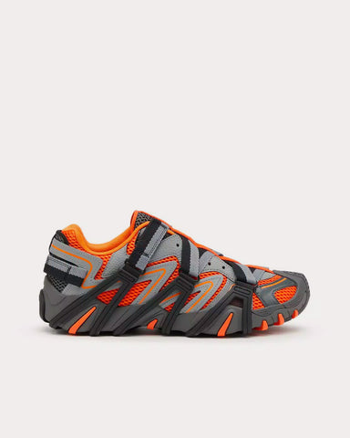Diesel S-Prototype-Cr Grey / Orange Slip On Sneakers
