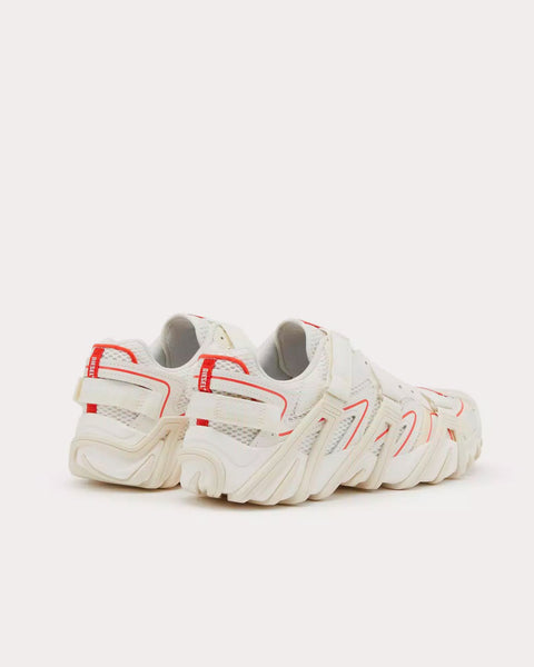 S-Prototype-Cr White / Orange Slip On Sneakers