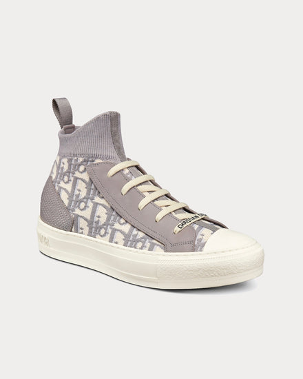 Dior Walk'N'Dior Gray Dior Oblique Technical Mesh Low Top Sneakers - 2