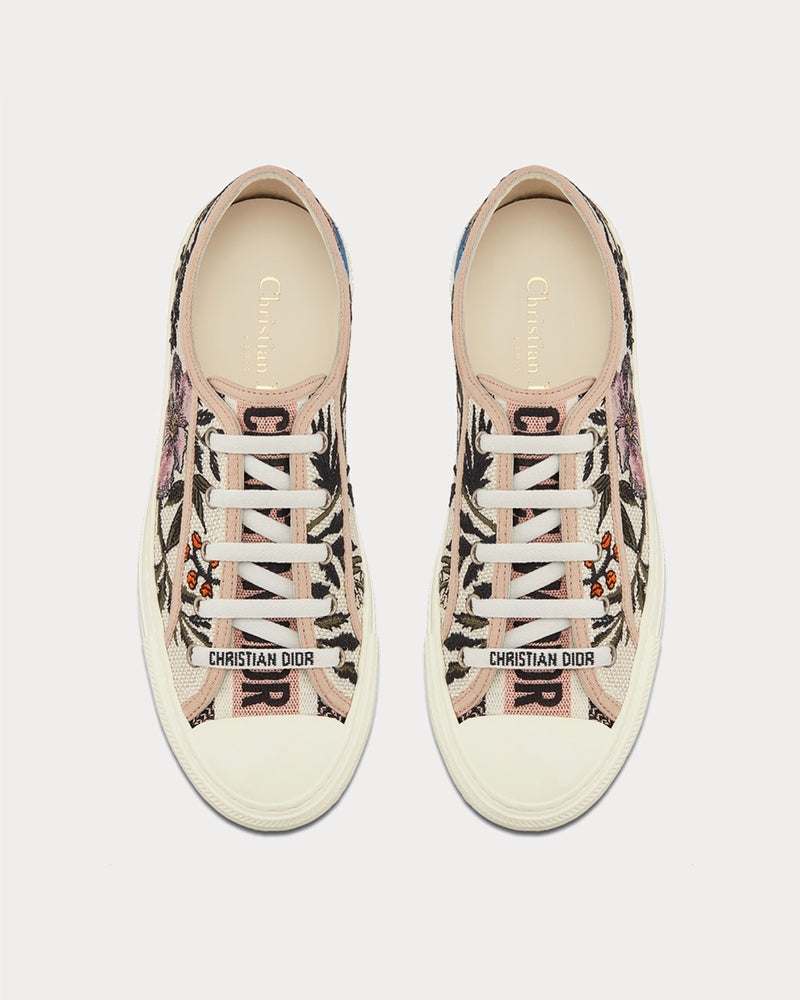 Dior Walk'n'Dior Rosa Mutabilis Embroidery Low Top Sneakers - 4