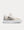 Addict Blue Toile de Jouy Embroidered Natural Shearling Low Top Sneakers