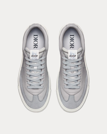 Dior B101 Dior Gray Smooth Calfskin and Nubuck Low Top Sneakers - 2