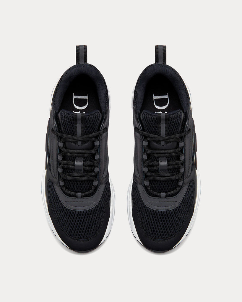 Dior B22 Technical Mesh & Calfskin Black / White Low Top Sneakers - Sneak  in Peace