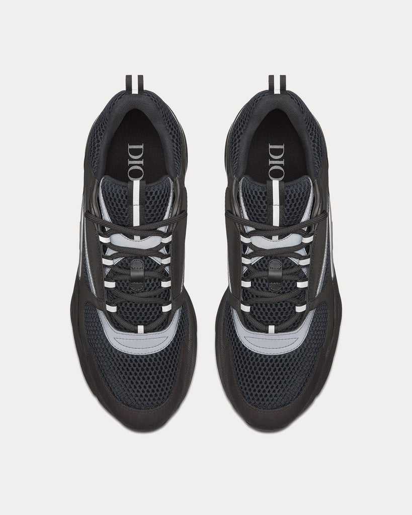 Technical Mesh Dior B22 Sneakers Black And White Dior B22 Sneaker