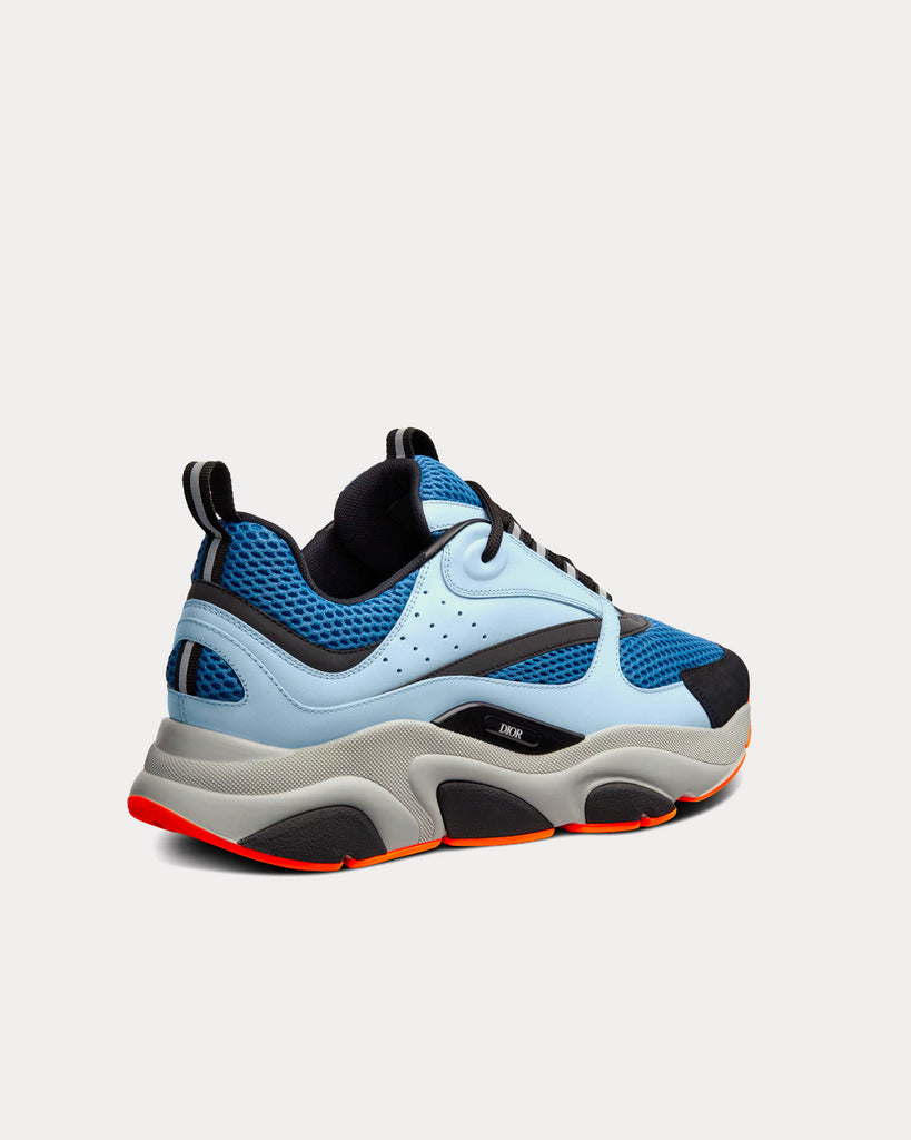 Dior B22 Trainer Blue Grey Orange