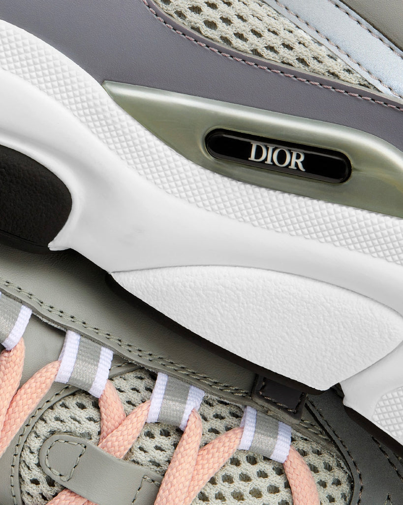 Dior B22 Blue Technical Mesh with Light Blue Smooth Calfskin Low Top  Sneakers - Sneak in Peace