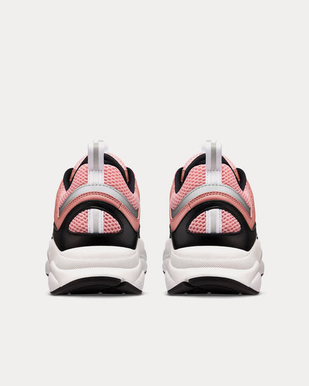 Dior B22 Pink and White Technical Mesh with Pink and Black Calfskin Low Top Sneakers - 4