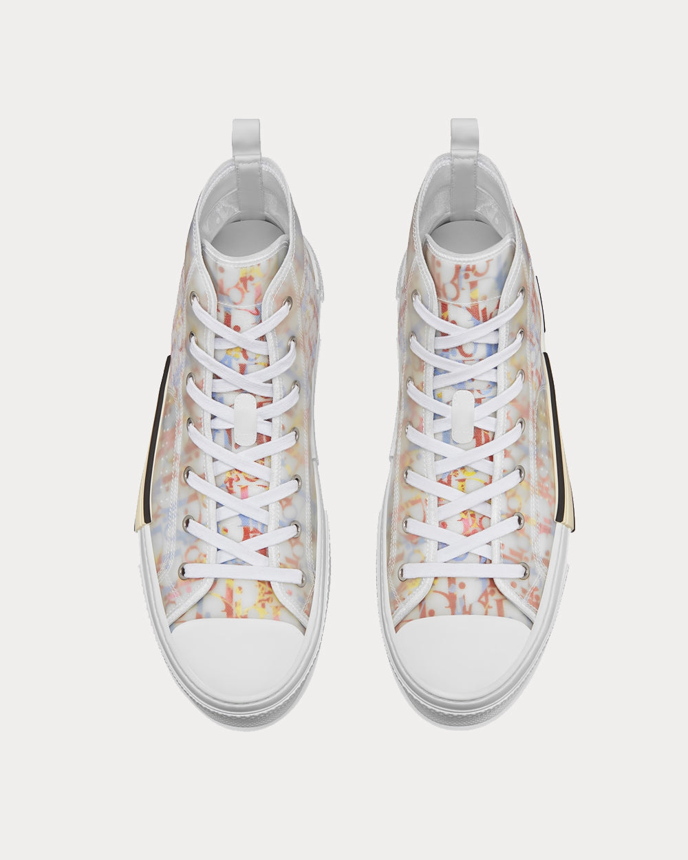 Dior B23 Multicolor Dior Oblique Canvas High Top Sneakers Sneak in Peace