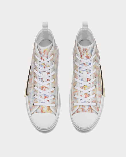 Dior B23 Multicolor Dior Oblique Canvas High Top Sneakers - 3