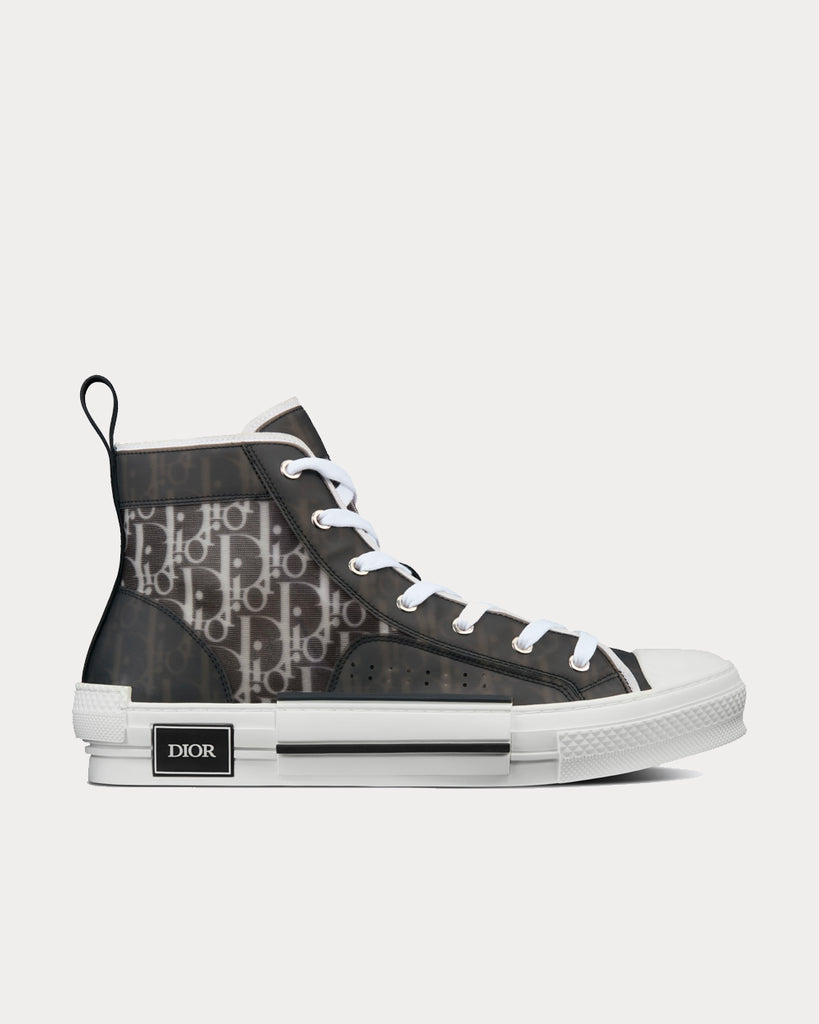 B23 High-Top Sneaker White And Black Dior Oblique Canvas, 48% OFF