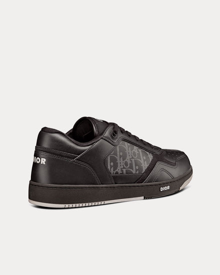 Black Dior Oblique Dior Leather Sneakers Dior Men's B27 Black Dior
