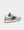 B27 Gray and White Smooth Calfskin with Beige and Black Dior Oblique Jacquard Low Top Sneakers