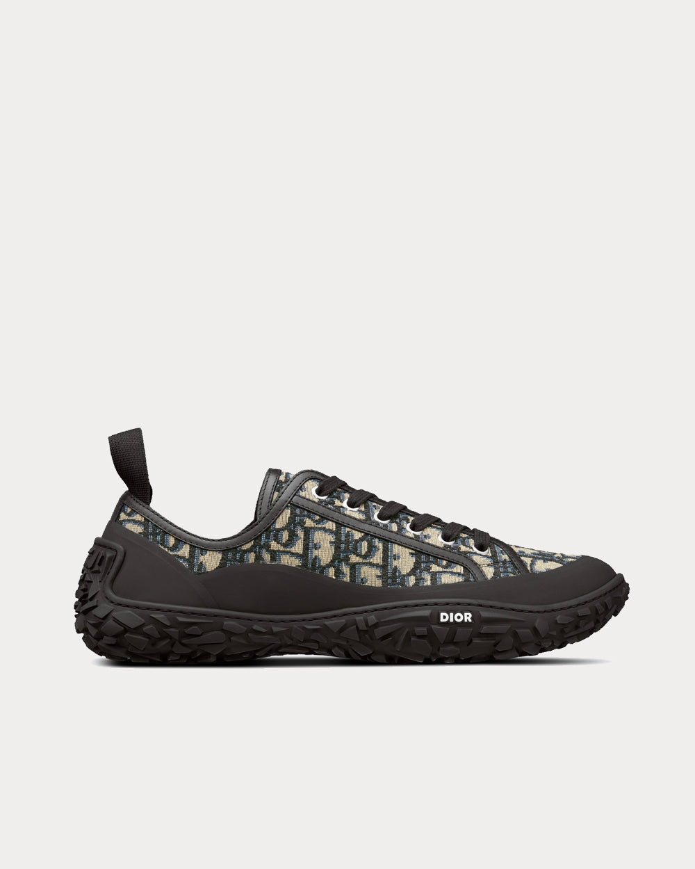 Dior Men's B28 Beige and Black Dior Oblique Jacquard and
