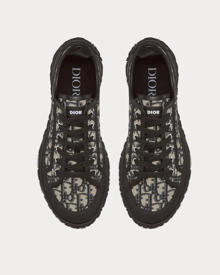 Dior Men's B28 Beige and Black Dior Oblique Jacquard and
