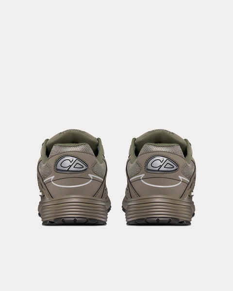 B30 Olive Mesh and Technical Fabric Low Top Sneakers