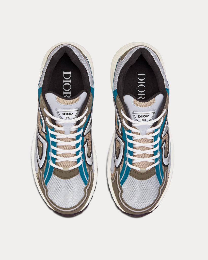 Dior B22 Blue Reflective Low Top Sneakers - Sneak in Peace
