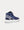 D-Player Quilted Nylon Navy Blue High Top Sneakers