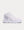 D-Player Quilted Nylon White High Top Sneakers