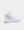 D-Player Quilted Nylon White High Top Sneakers