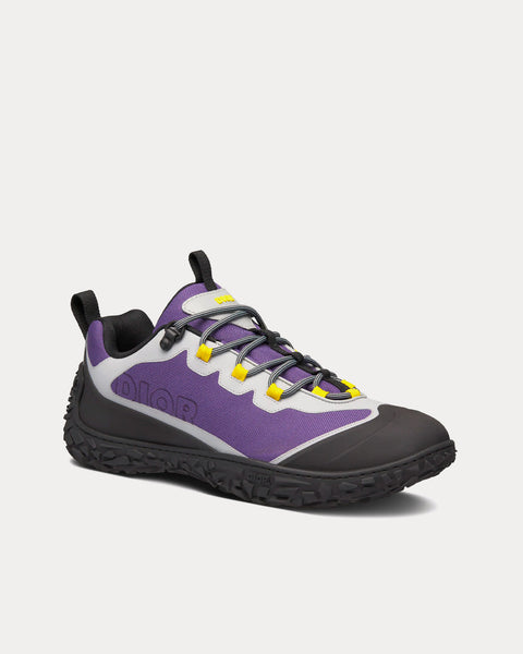 Diorizon Hiking Purple Technical Mesh with Black Rubber Low Top Sneakers