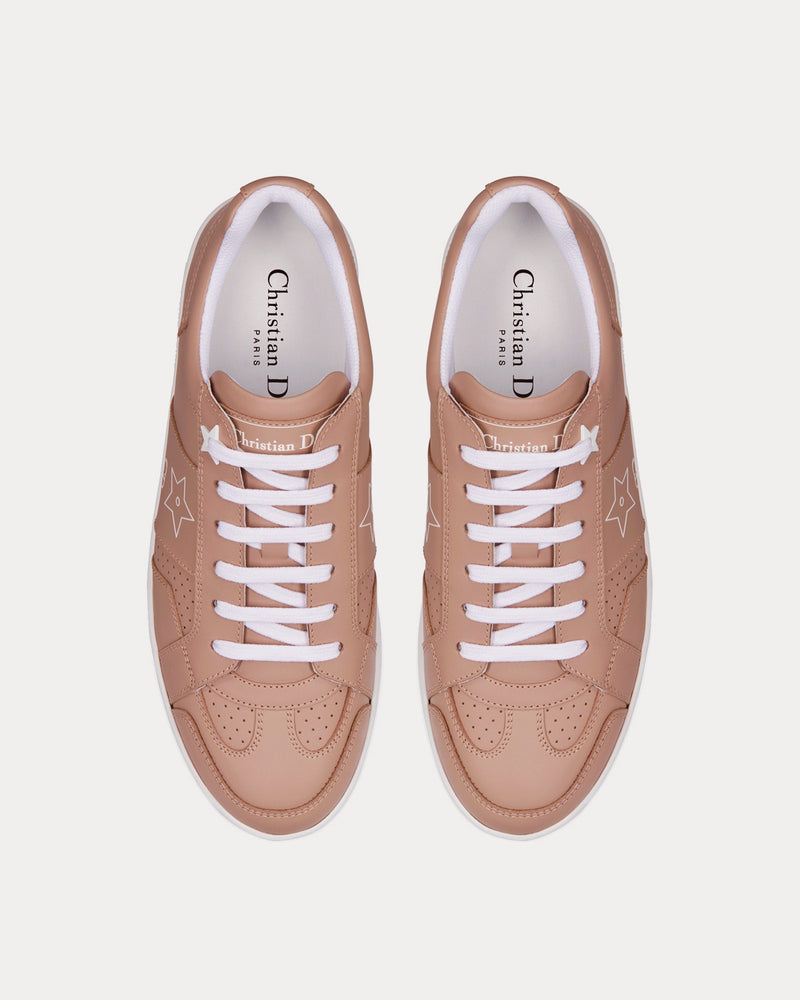 Dior Star Nude Calfskin Low Top Sneakers - 2
