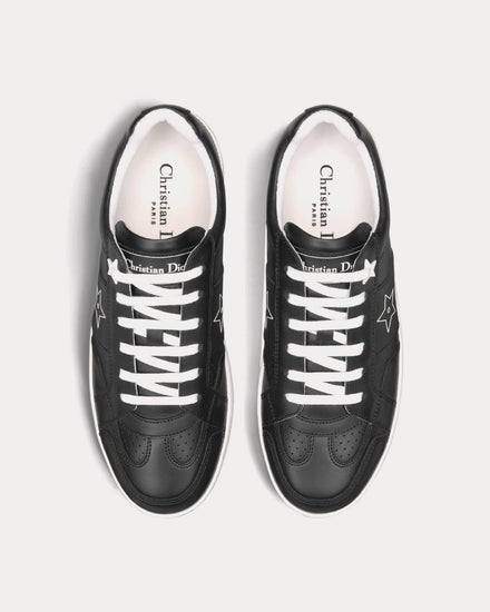 Dior Dior Star Black Calfskin Low Top Sneakers - 2