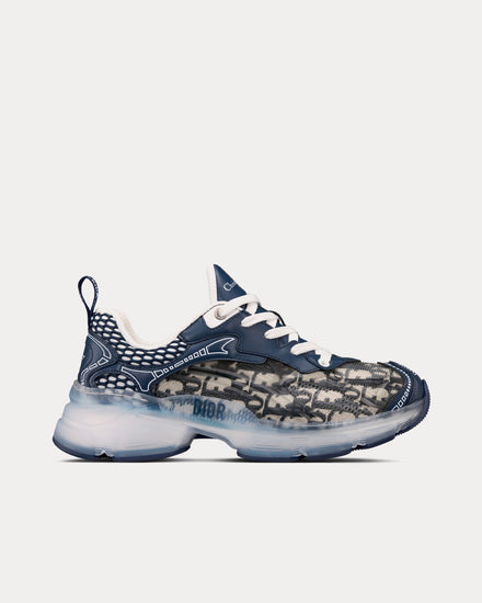 Dior Women's Vibe Deep Blue Dior Oblique Technical Fabric and