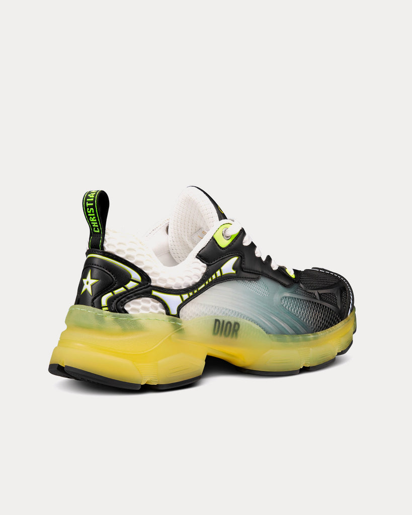 NIB $1190 Dior Black/Yellow Vibe Women Sneakers size 37