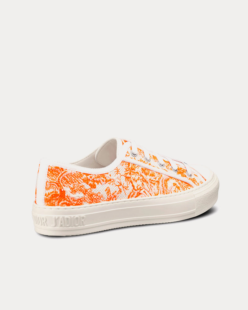 Dior Women's Walk'n'Dior Bright Orange Toile de Jouy