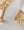 Vibe White Mesh and Gold-Tone Leather Low Top Sneakers